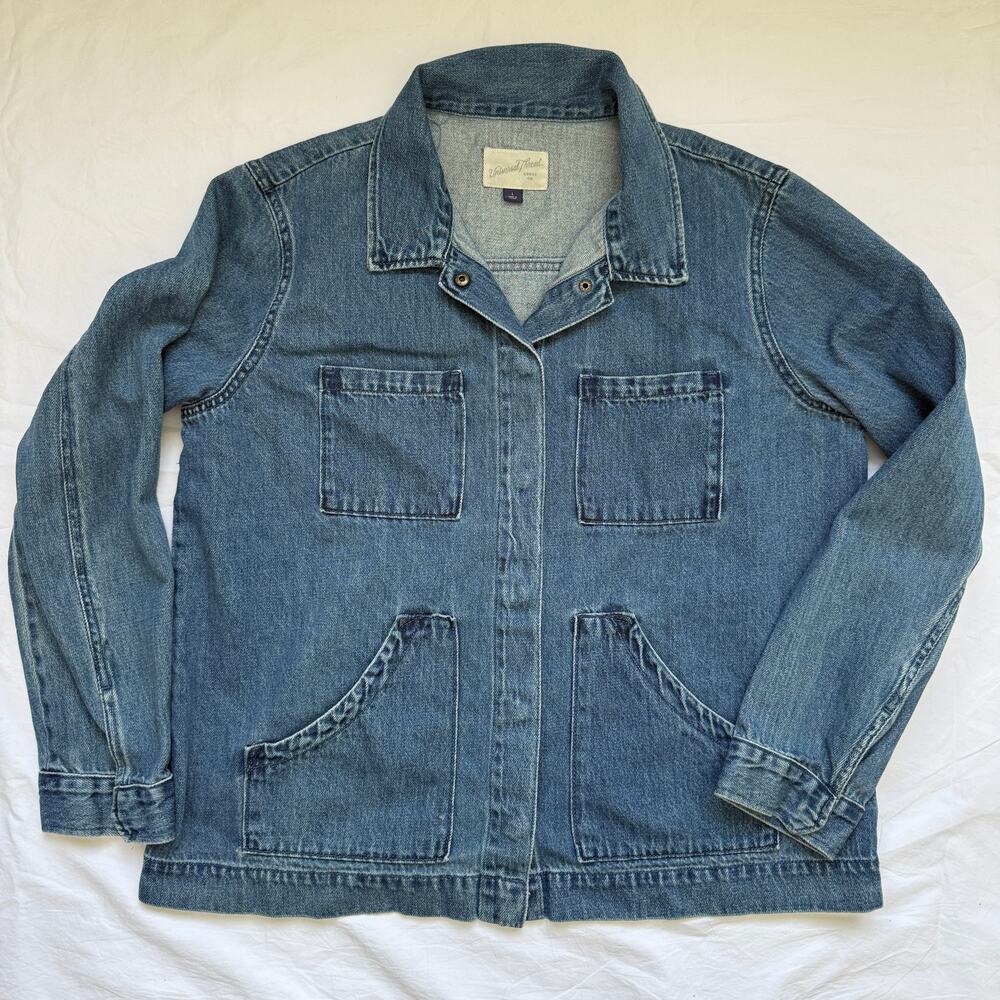 Universal Thread Denim Utility Jacket Size L, EUC… - image 1